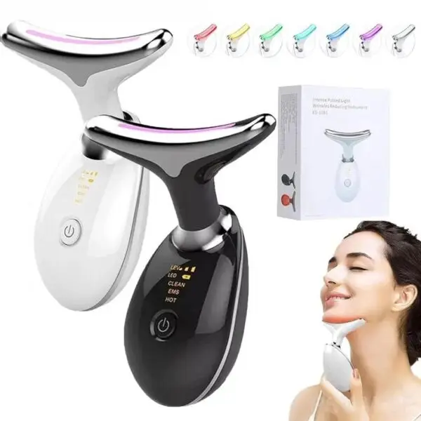 "LED Neck & Face Lifting Massager – Skin Tightening & Anti-Aging Tool"