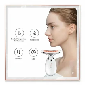 LED Neck & Face Lifting Massager – Skin Tightening & Anti-Aging Tool”