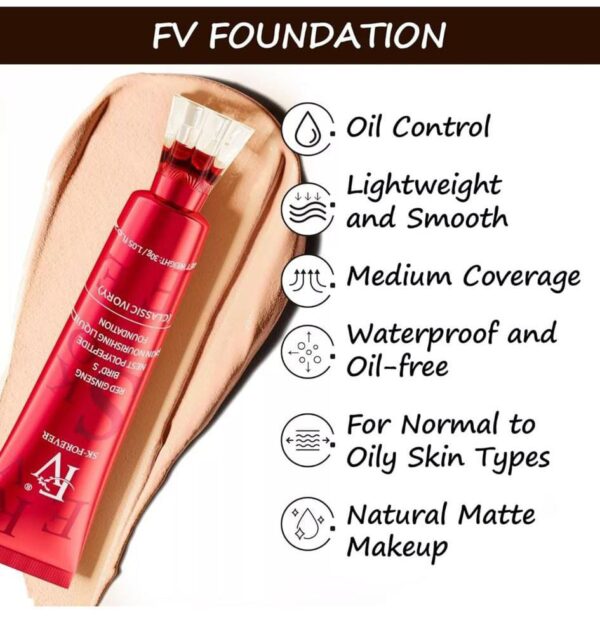 FV Foundation – Oil Absorb Ivory Liquid Foundation (30g)
