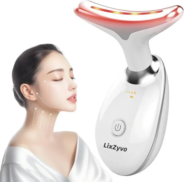 LED Neck & Face Lifting Massager – Skin Tightening & Anti-Aging Tool”